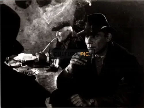Vintage Original B&W Photo, Gian Maria Volontè as Carlo Levi in "Christ Stopped at Eboli" Directed by Francesco Rosi - 1979