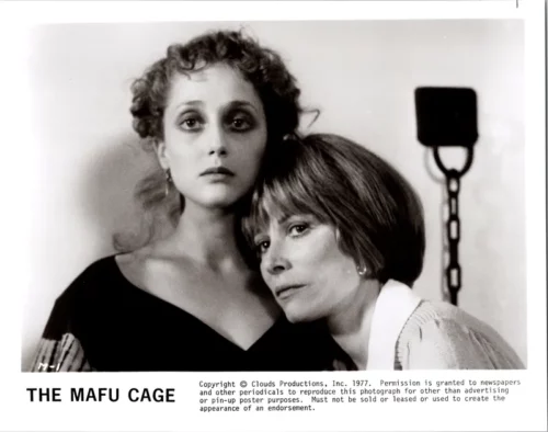 Vintage Original B&W Photo, Carol Kane and Lee Grant in The Horror Movie "The Mafu Cage" Photographer: Daniele Legeron - 1978