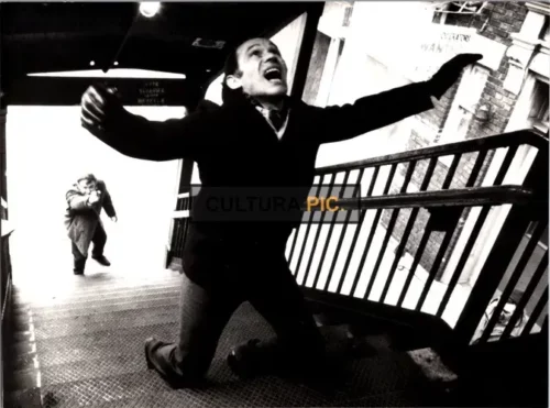 Vintage Original B&W Photo, the movie "The French Connection" staring Gene Hackman and Marcel Bozzuffi