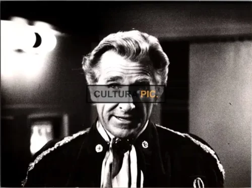 Vintage Original B&W Photo, Lloyd Bridges in the Movie: Mission Galactica: The Cyclon Attack in 1979
