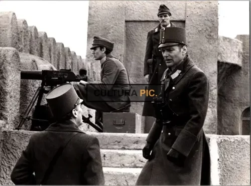 Vintage Original B&W Photo, The Film "The Desert of the Tartars" Directed by: Valerio Zurlini -1976
