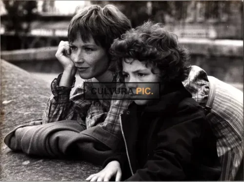 Vintage Original B&W Photo, Vladimir Andres and Marlene Jobert in "Your Turn, My Turn" directed by François Leterrier - 1978