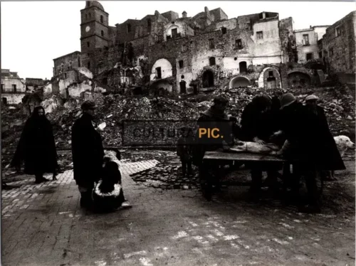 Vintage Original B&W Photo, The Movie "Christ Stopped at Eboli" Original title: Cristo si è fermato a Eboli - 1979