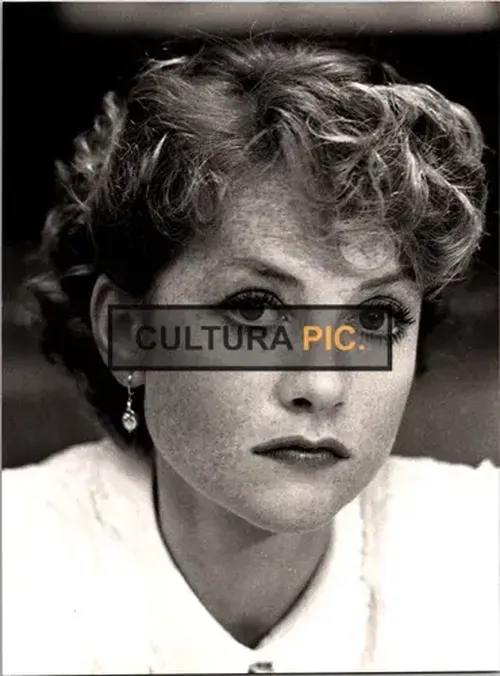 Vintage Original B&W Photo, French actress Isabelle Huppert (1953), Appeared in More Than 90 Film and Television Productions,The Most Nominated Actress Ever.