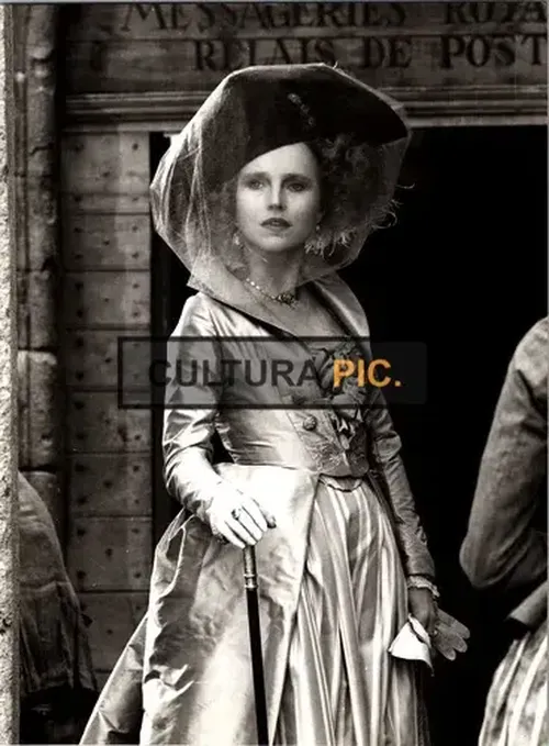 Vintage Original B&W Photo, Hanna Schygulla in "La Nuit De Varennes" by Ettore Scola - 1982