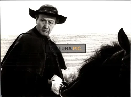 Vintage Original B&W Photo, Jean-Louis Barrault  in 'The Night of the Varennes' by Ettore Scola - 1982
