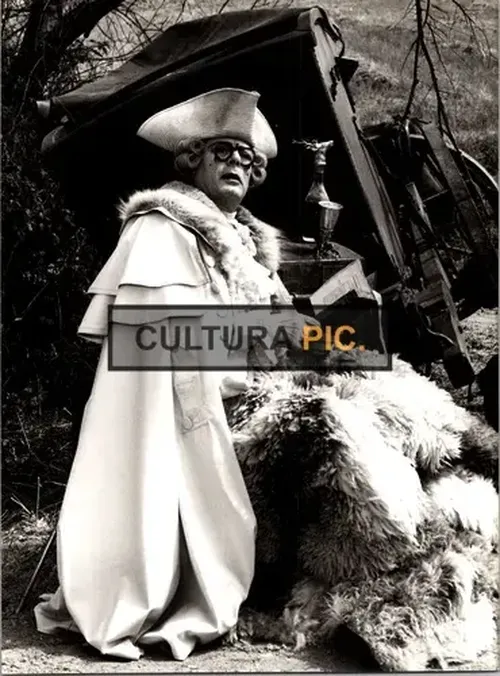 Vintage Original B&W Photo, Marcello Mastroianni in 'That Night in Varennes' by Ettore Scola - 1982