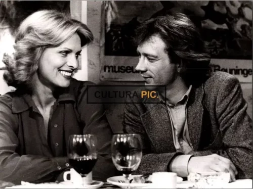 Vintage Original B&W Photo, Silke Humel and Daniel Colas in "Ras le coeur" Directed and Written by Daniel Colas - 1980
