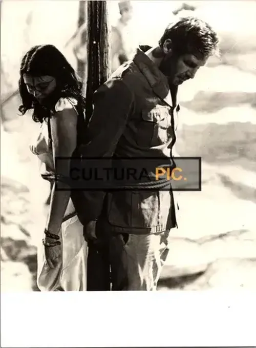 Vintage Original B&W Photo, Karen Allen as Marion & Harrison Ford as Indiana Jones in "Raiders of the Lost Ark" Directed by Steven Spielberg - 1981