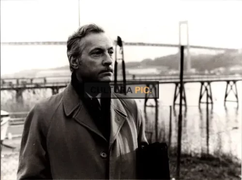 Vintage Original B&W Photo, Michel Serrault as Maxime Loin in "Pile ou Face" Directed by Robert Enrico - 1980