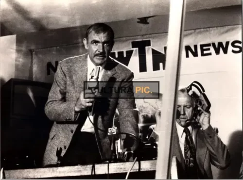 Vintage Original B&W Photo,  Sean Connery as Patrick Hale in "Wrong Is Right" Directed by Richard Brooks - 1982