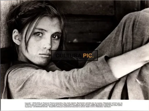 Vintage Original B&W Photo, Linda Manz  in "Days of Heaven" Directed by Terrence Malick - 1978