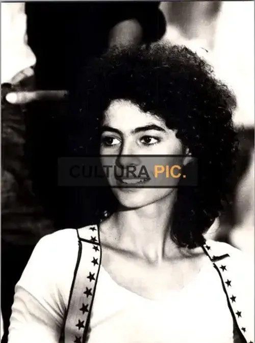 Vintage Original B&W Photo, Souad Amidou in "Le Grand Frere" by Francis Girod - 1982