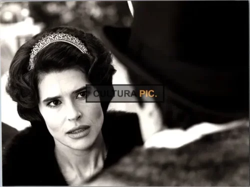 Vintage Original B&W Photo, Fanny Ardant in "Life is a Bed of Roses"  Directed by Alain Resnais - 1983