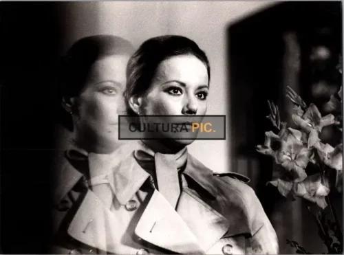 Vintage Original B&W Photo, Claudine Auger in the Movie "The Bermuda Triangle" in 1978 Starring: John Huston, Andrés García and Hugo Stiglitz