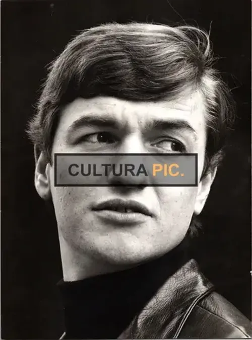 Vintage Original B&W Photo, Guy Bontempelli from his Album Cover in Madrid  - 1966