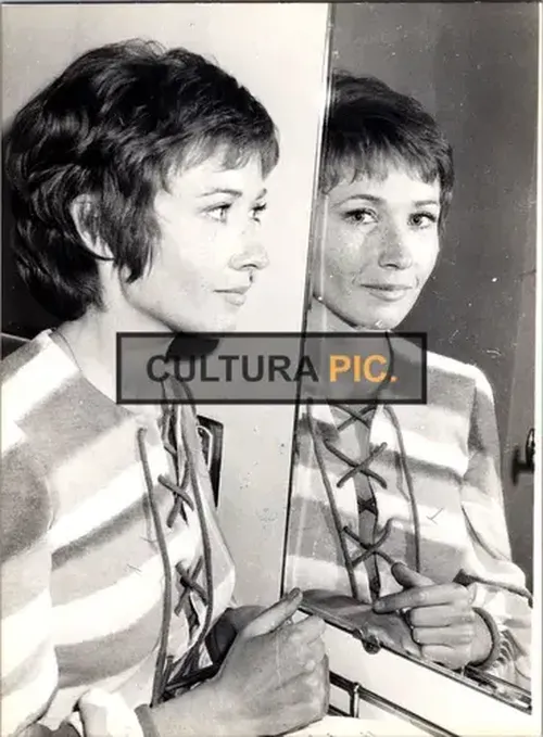Vintage Original B&W Photo, Lise Delamare, Taken by The Reporter Photographer Named Antoine Santucci - 1938