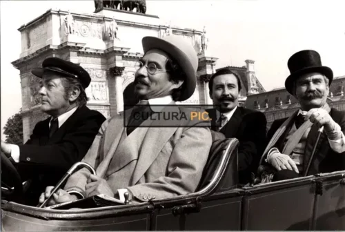Vintage Original B&W Photo, Nelson Villagra as El Primer Magistrado in "The Recourse to the Method" directed by Miguel Littín - 1978