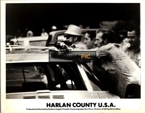 Vintage Original B&W Photo, "Documentary 'Harlan County U.S.A."  directed by Barbara Kopple - 1976