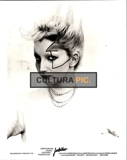 Vintage Original B&W Photo, Jordan in "Jubilee" by Derek Jarman - 1978