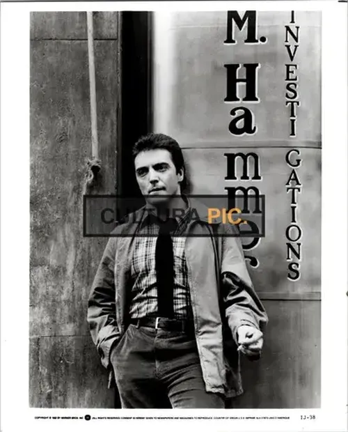 Vintage Original B&W Photo, Armand Assante from the movie "I, the Jury" Directed by Richard T. Heffron - 1982