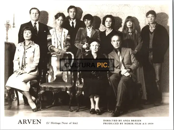 Espen Skjønberg, Anita Björk, and Håkon Høge in "Arven" by Anja Breien - 1979