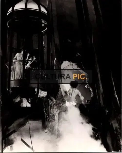Vintage Original B&W Photo, Paul Newman, Steve McQueen, and William Holden Starring in "The Towering Inferno" directed by John Guillermin and Irwin Allen - 1974
