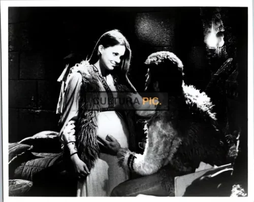 Vintage Original B&W Photo,  George Gilmour and Catherine Mary Stewart in "The Apple" movie directed by Menahem Golan - 1980