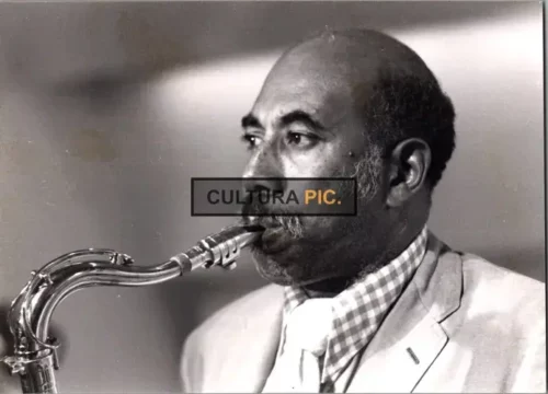 Vintage Original B&W Photo, a Saxophone Player Named Floyd "Candy" Johnson