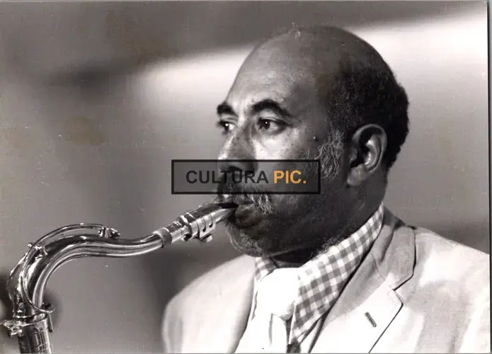 Vintage Original B&W Photo, a Saxophone Player Named Floyd "Candy" Johnson