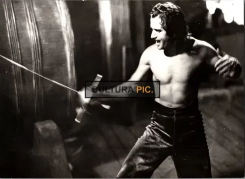Vintage Original B&W Photo, Douglas Fairbanks as D'Artagnan and Louis XIV in "The Iron Mask" directed by Allan Dwan - 1929