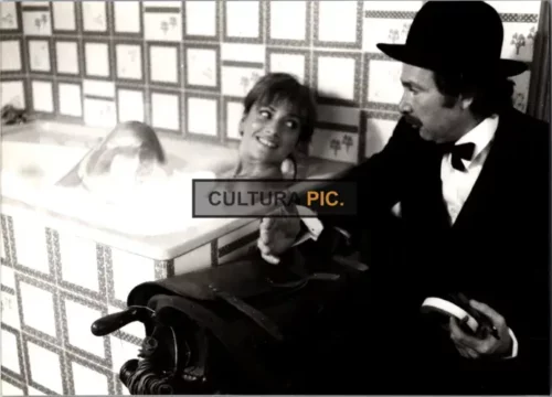 Vintage Original B&W Photo, Nicole Kalfan in  "T'es folle ou quoi?" (Are You Crazy or What?) by Michel Gérard- 1982