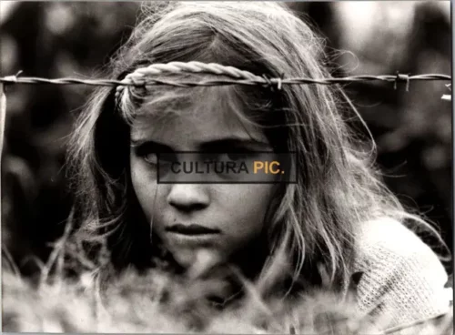 Vintage Original B&W Photo, Madeleine Desdevises in "La drôlesse" by Jacques Doillon - 1979