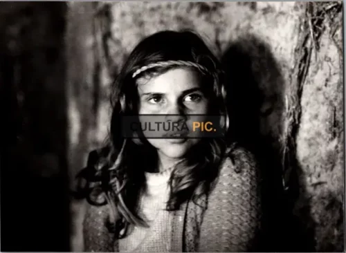 Vintage Original B&W Photo, Madeleine Desdevises in "La drôlesse" by Jacques Doillon - 1979