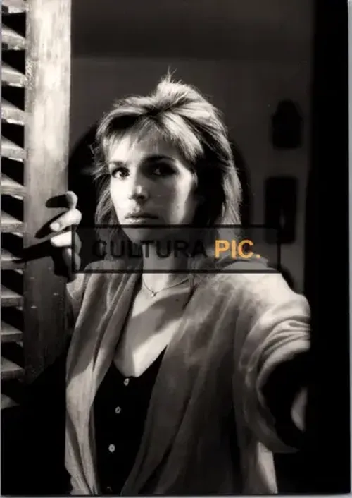 Vintage Original B&W Photo, Véronique Jannot in The Movie "Un été d'enfer" Starring: Thierry Lhermitte and Daniel Duval - 1984