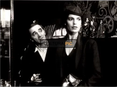 Vintage Original B&W Photo, Charles Aznavour and Angela Winkler in "The Tin Drum" Directed by  Volker Schlöndorff - 1979