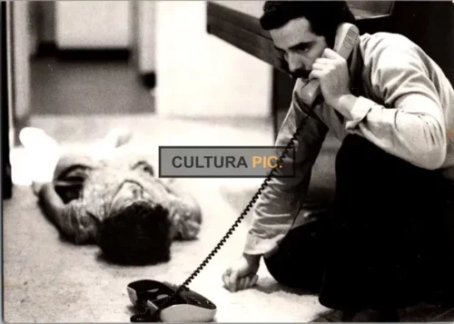 Vintage Original B&W Photo, Xavier Saint-Macary in "Martin et Léa" Directed by Alain Cavalier - 1979