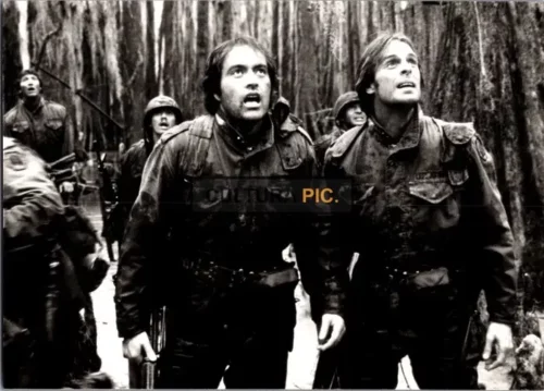Vintage Original B&W Photo, Powers Boothe and Keith Carradine in "Southern Comfort" by Walter Hill - 1981