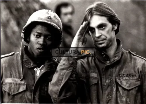 Vintage Original B&W Photo, T.K. Carter and Keith Carradine in "Southern Comfort" by Walter Hill - 1981