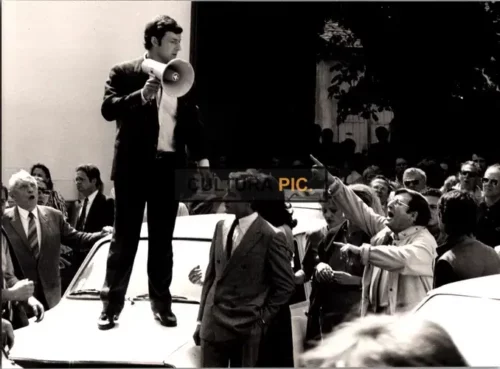 Vintage Original B&W Photo, The Movie Trailer "The Train" Starring:Burt Lancaster, Paul Scofield and Jeanne Moreau - 1964