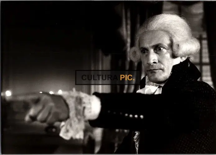 Vintage Original B&W Photo, Wojciech Pszoniak in "Danton" by Andrzej Wajda - 1983
