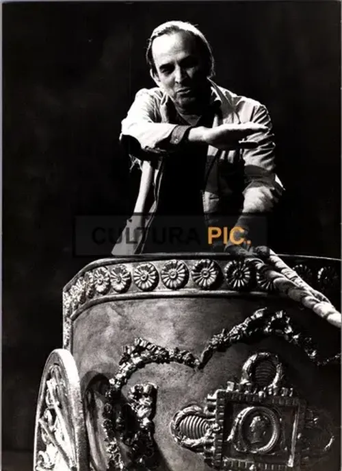 Vintage Original B&W Photo, Ingmar Bergman in "The Magic Flute" (1975)
