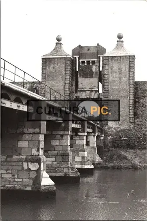 Vintage Original B&W Photo, The Citadel in 16th Century in the City of Calais
