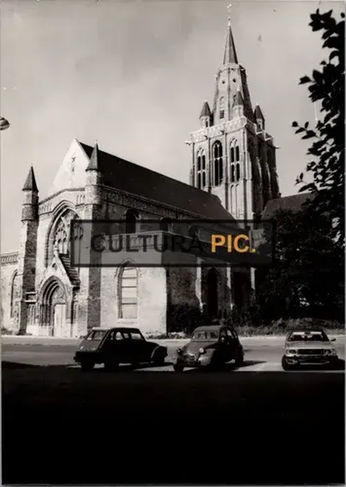 Vintage Original B&W Photo, The Church of Notre-Dame on the Eastern End of Île de la Cité in Paris