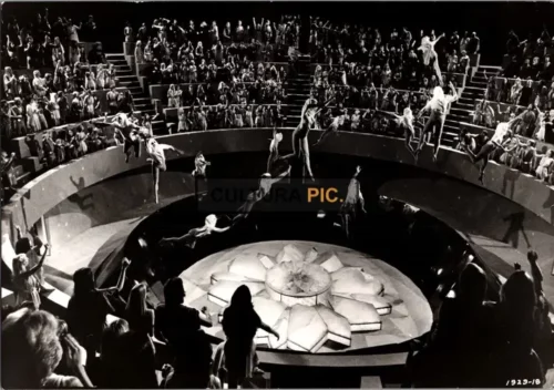 Vintage Original B&W Photo, the Movie Scene "Logan's Run" Directed by Michael Anderson - 1976