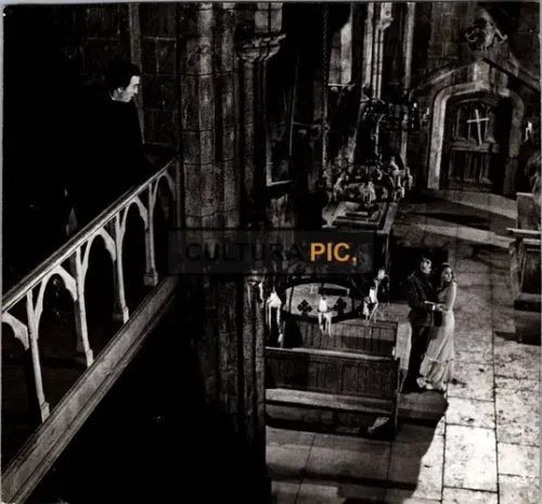 Vintage Original B&W Photo, Movie Scene in "Taste the Blood of Dracula" Directed by Peter Sasdy - 1970