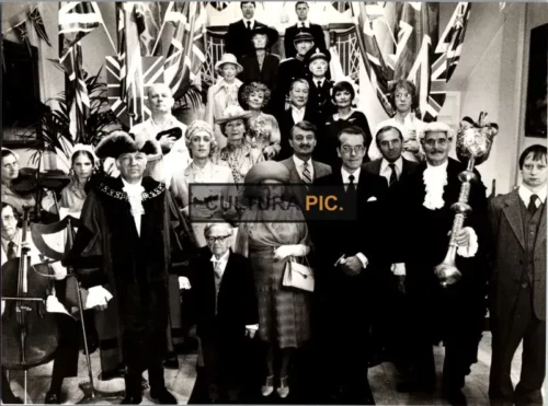 Vintage Original B&W Photo, the Cast in "Britannia Hospital" Directed by Lindsay Anderson - 1982
