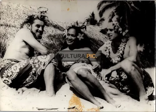 Vintage Original B&W Photo, an Adventure Film "Tabu: A Story of the South Seas" - 1931