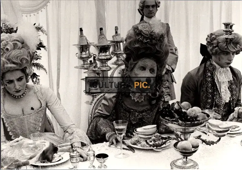 Vintage Original B&W Photo, a Scene in the Movie "The Company of Wolves" by Neil Jordan - 1984
