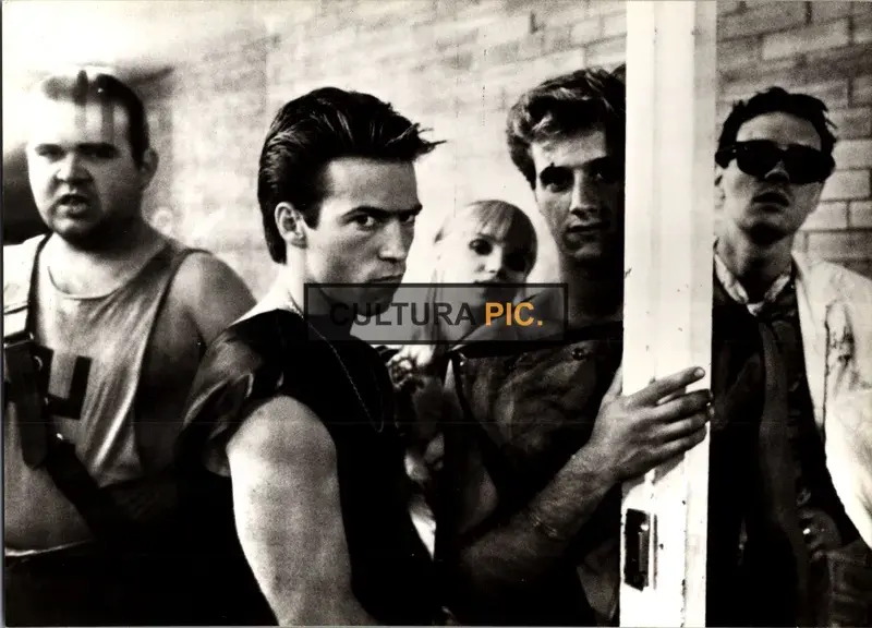Vintage Original B&W Photo, Timothy Van Patten and Neil Clifford in "Class 1984" by Mark L. Lester - 1982